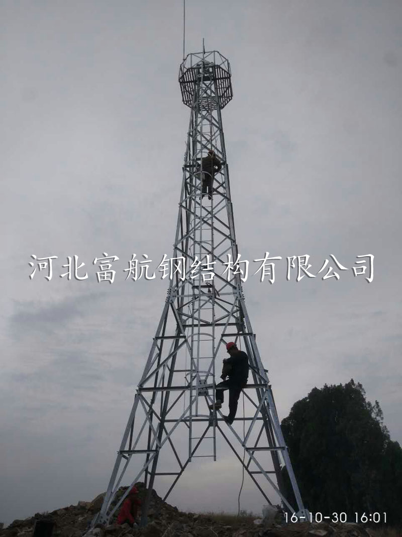济南平阴角钢监控塔