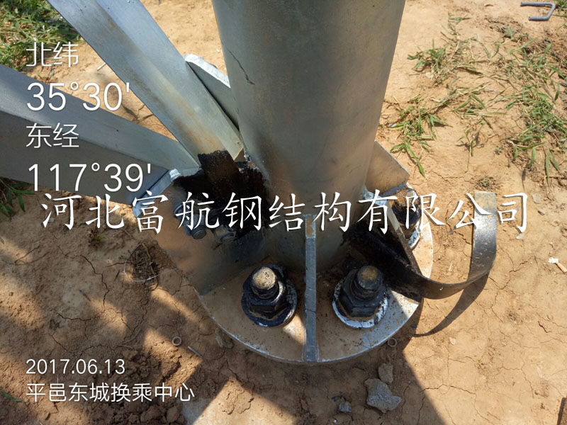 钢管塔防腐焊接处里
